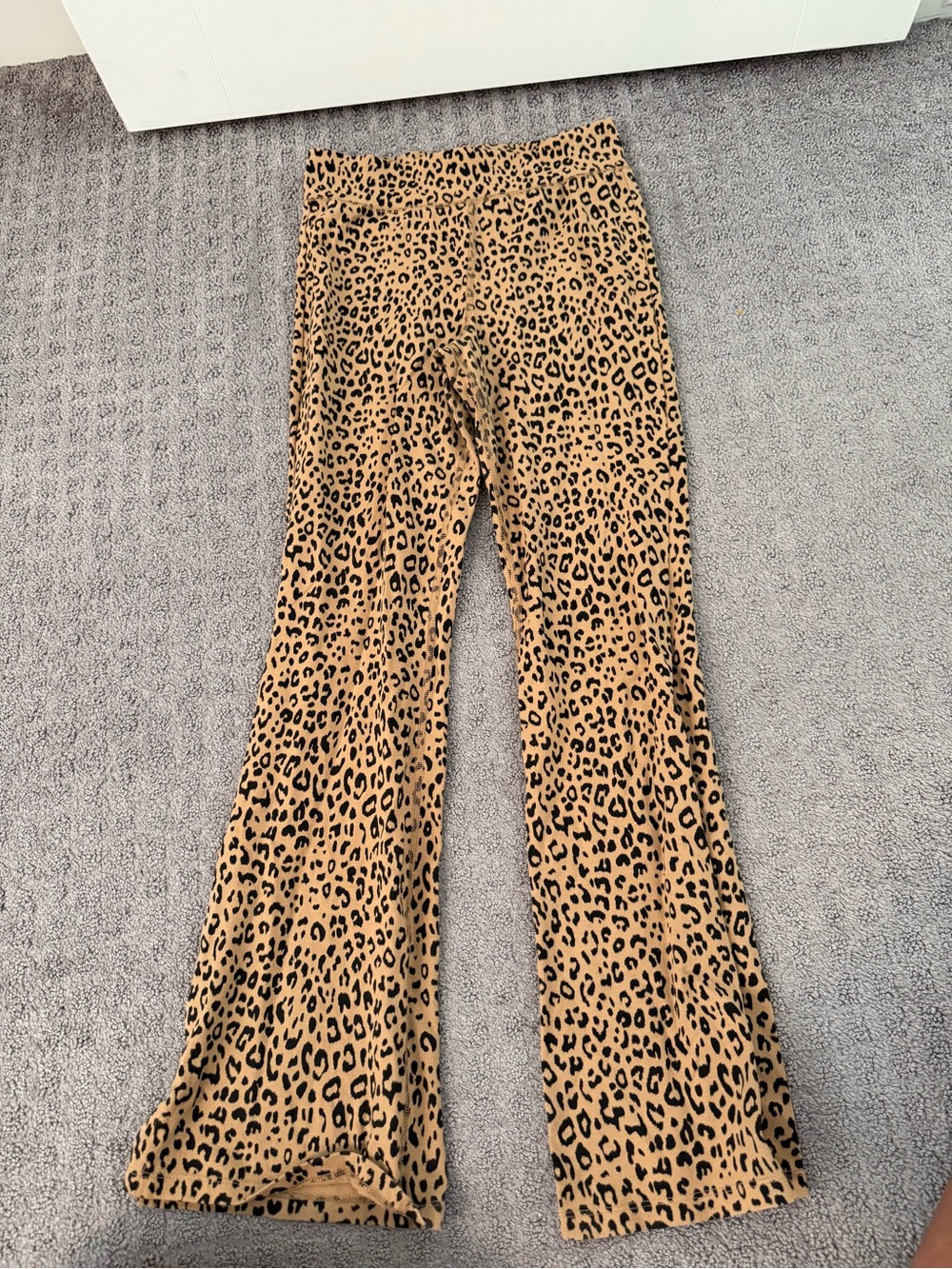 GAP Kids Leopard Print Pants - Tan & Black